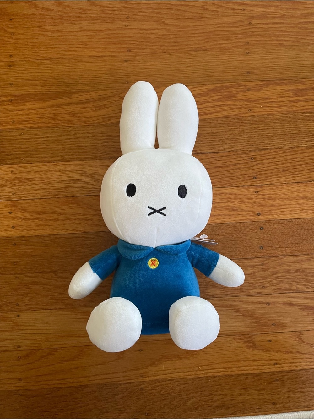 Miffy rabbit White & Blue Bunny Plush Toy Stuffed Animal